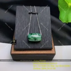 Lu thống ngọc cẩm thạch sơn thuỷ (jadeite A) - Hình ảnh 2