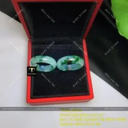 Nhẫn ngọc Cẩm thạch sơn thuỷ Myanmar - Ảnh 10