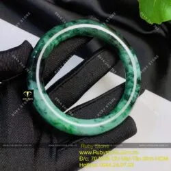Vòng ngọc cẩm thạch sơn thuỷ 54mm (Gia công theo yêu cầu)