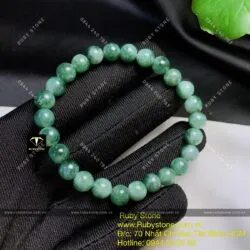 Vòng chuỗi ngọc Cẩm Thạch (Jadeite A) 7,2 ly - Ảnh 8