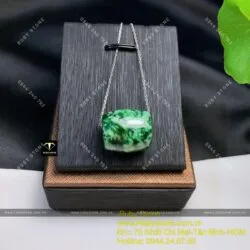 Lu thống ngọc Cẩm thạch sơn thuỷ (jadeite A) - Hình ảnh 3