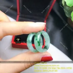 Nhẫn ngọc Cẩm thạch sơn thuỷ Myanmar - Ảnh 2