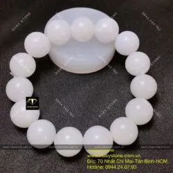 Vòng chuỗi bạch ngọc 14 ly (jadeite A)