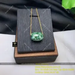 Lu thống ngọc Cẩm thạch sơn thuỷ (jadeite A) - Hình ảnh 5