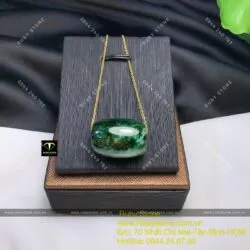 Lu thống ngọc Cẩm thạch sơn thuỷ (jadeite A)