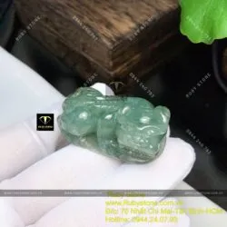Tỳ hưu Phỉ thuý màu lam (Jadeite A) - Hình ảnh 3