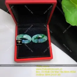 Nhẫn ngọc Cẩm thạch sơn thuỷ Myanmar - Ảnh 11