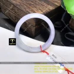 Vòng tay ngọc Cẩm thạch tử la lan, ni tay 55mm (Jadeite jade) Vòng tay ngọc Cẩm thạch tử la lan, ni tay 55mm (Jadeite jade)