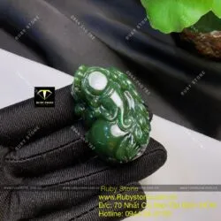 Tỳ hưu ngọc bích Canada, kích thước 47mm - Ảnh 9