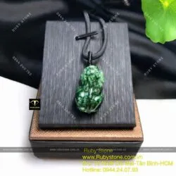 Tỳ hưu ngọc Cẩm thạch sơn thuỷ (Jadeite A) - Hình ảnh 2