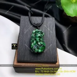 Tỳ hưu ngọc Cẩm thạch sơn thuỷ - Ảnh 3