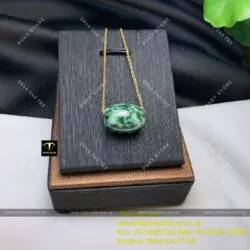 Lu thống ngọc Cẩm thạch sơn thuỷ (jadeite A)