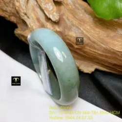 Vòng ngọc Cẩm Thạch Phiêu Lam Hoa - Ảnh 3