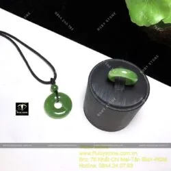 Bộ sản phẩm Nhẫn và mặt dây chuyền đồng điếu Ngọc bích
