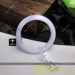 Vòng tay ngọc Cẩm thạch tử la lan (Jadeite jade) - Ảnh 8