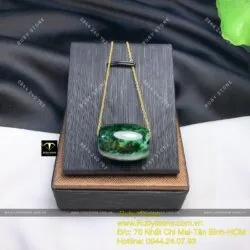 Lu thống ngọc Cẩm thạch sơn thuỷ (jadeite A) - Hình ảnh 3