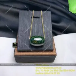 Lu thống ngọc Cẩm thạch sơn thuỷ (jadeite A)