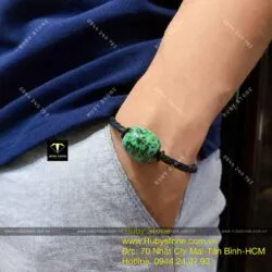 Vòng tay lu thống ngọc Cẩm thạch (jadeite A) - Ảnh 3