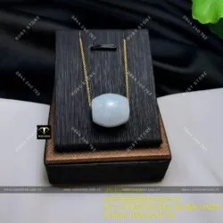 Lu thống ngọc cẩm thạch trắng (jadeite A) - Hình ảnh 5