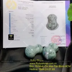 Cây lăn massage mặt hình nấm Ngọc cẩm thạch - Ảnh 10