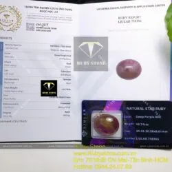 Mặt đá trang sức Ruby Nam Phi sao VIP (Ruby Zoisite) - Ảnh 2