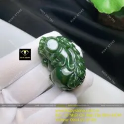 Tỳ hưu ngọc bích Canada, kích thước 47mm