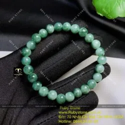 Vòng chuỗi ngọc Cẩm Thạch (Jadeite A) 7,2 ly - Ảnh 4