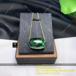 Lu thống ngọc Cẩm thạch sơn thuỷ (jadeite A) - Hình ảnh 6