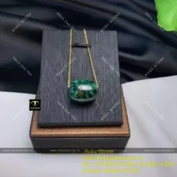 Lu thống ngọc Cẩm thạch sơn thuỷ (jadeite A)