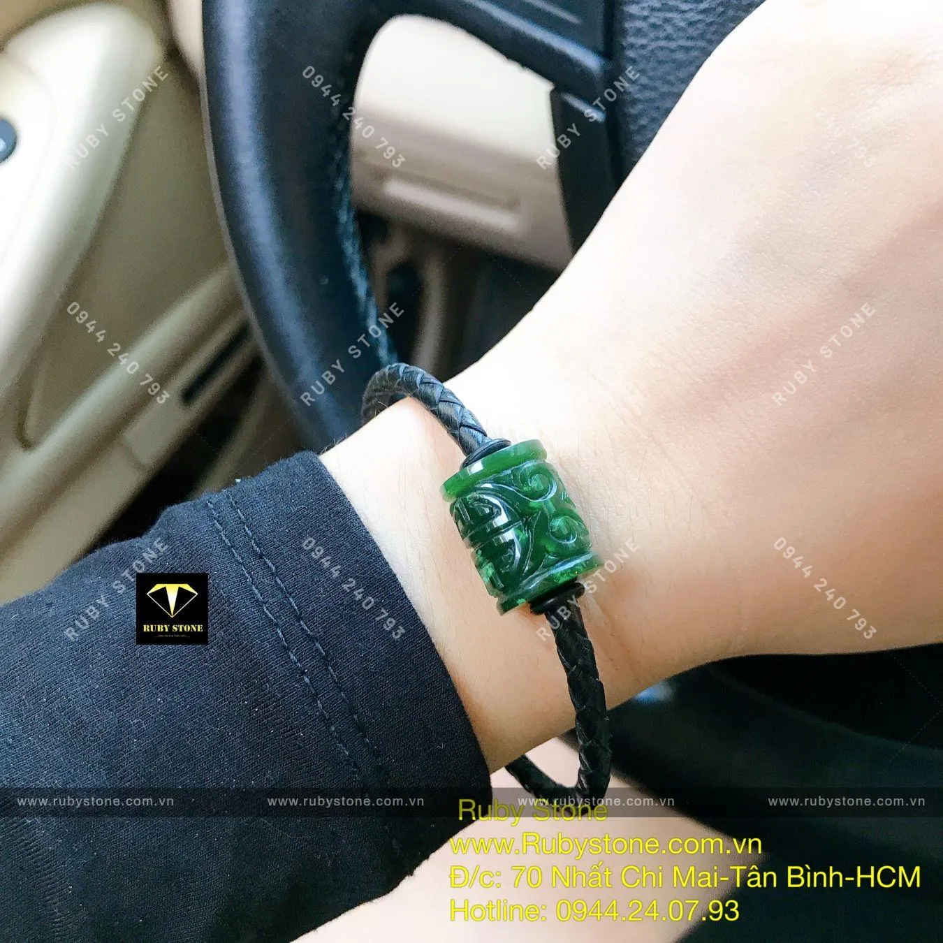 Lu thống chạm khắc ngọc bích Canada xanh đậm, size nhỏ Lu thống chạm khắc ngọc bích Canada xanh đậm, size nhỏ