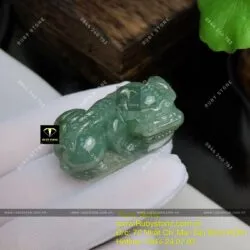 Tỳ hưu Phỉ thuý màu lam (Jadeite A) - Hình ảnh 8