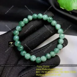 Vòng chuỗi ngọc Cẩm Thạch (Jadeite A) 7,2 ly - Ảnh 2