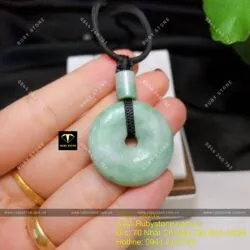 Đồng điếu cẩm thạch phớt xanh (jadeite A)