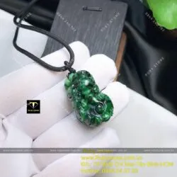 Tỳ hưu ngọc Cẩm thạch sơn thuỷ - Ảnh 2