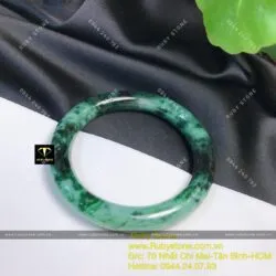 Vòng ngọc cẩm thạch sơn thuỷ 54mm (Gia công theo yêu cầu)