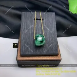 Lu thống ngọc Cẩm thạch sơn thuỷ (jadeite A) - Hình ảnh 3