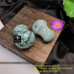 Cây lăn massage mặt hình nấm Ngọc cẩm thạch