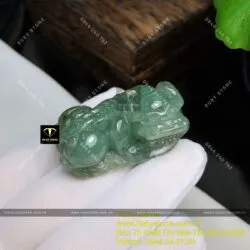 Tỳ hưu Phỉ thuý màu lam (Jadeite A) - Hình ảnh 6
