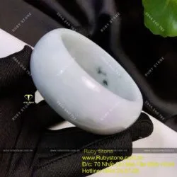 Vòng ngọc Cẩm thạch phớt tím, bản 25mm (Gia công theo yêu cầu) - Hình ảnh 8