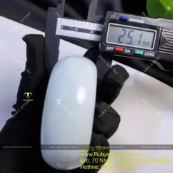 Vòng ngọc Cẩm thạch phớt tím, bản 25mm (Gia công theo yêu cầu) - Hình ảnh 2