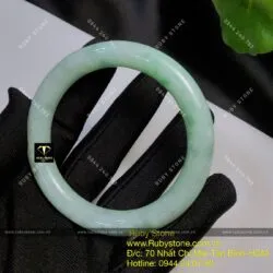 Vòng cẩm thạch đậu lý (Gia công theo yêu cầu) - Ảnh 5