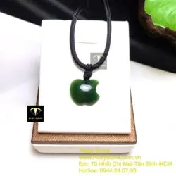 Mặt dây chuyền trái táo Ngọc bích cho bé - Hình ảnh 6