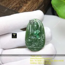 Văn thù bồ tát - Phật bản mệnh tuổi Mão, kích thước 37mm - Ảnh 2