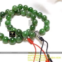 Vòng chuỗi Ngọc Bích niệm Phật 18 hạt 10 ly - Ảnh 3