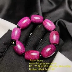 Vòng tay lu thống Ruby Nam Phi