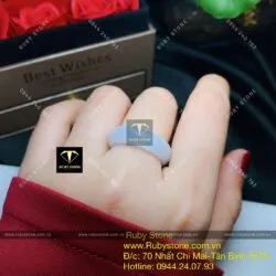 Nhẫn bạch ngọc kính (jadeite A) Nhẫn bạch ngọc kính (jadeite A)