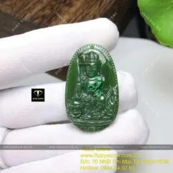 Văn thù bồ tát - Phật bản mệnh tuổi Mão, kích thước 37mm - Ảnh 3