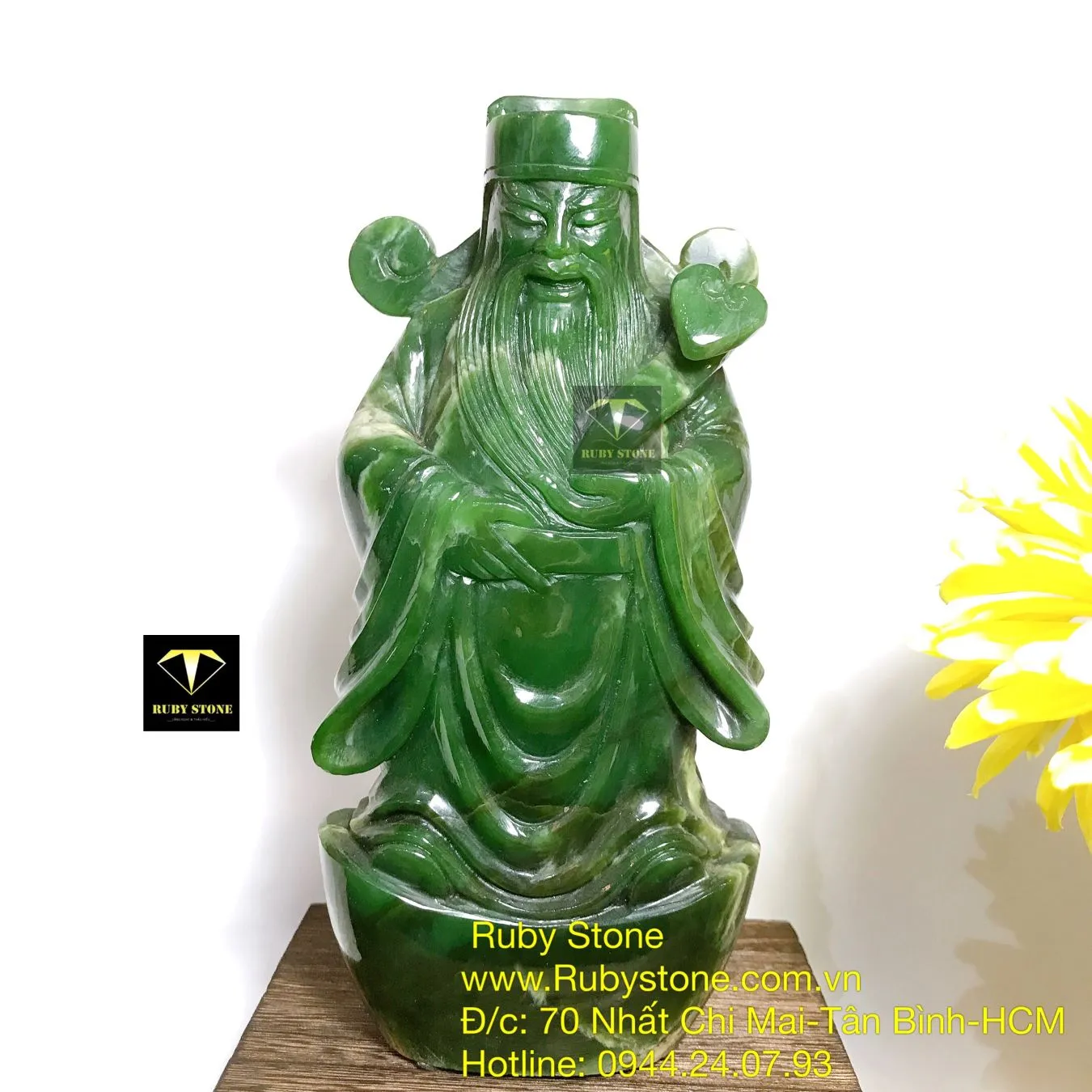 Bộ Tam đa (Phúc - Lộc - Thọ) ngọc bích Canada Bộ Tam đa (Phúc - Lộc - Thọ) ngọc bích Canada - Ảnh 3