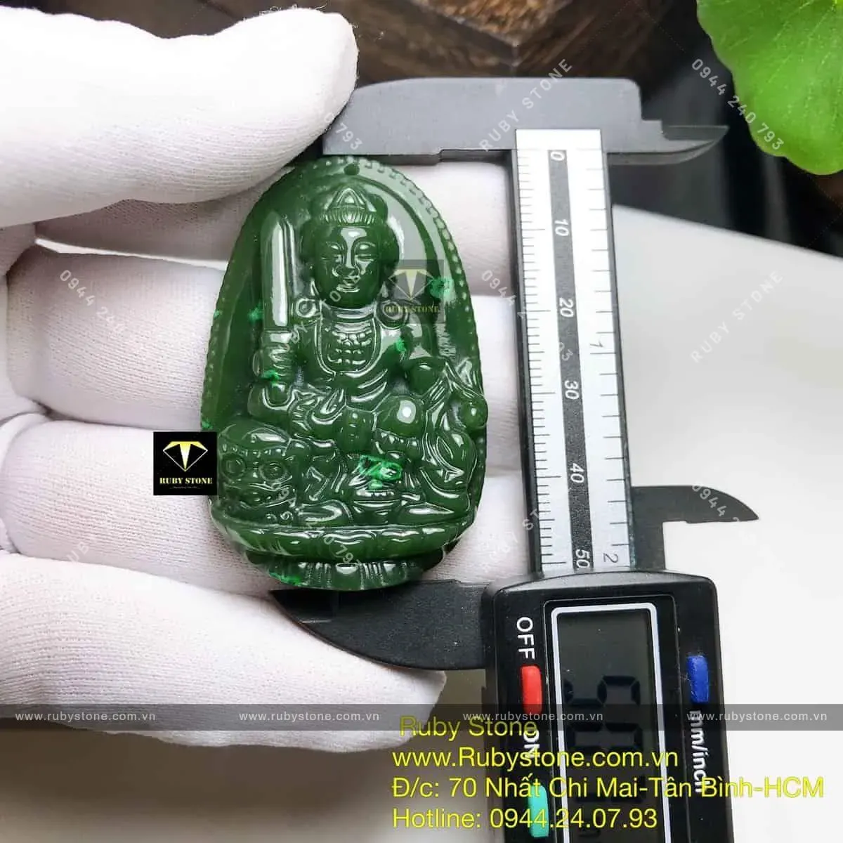 Văn thù bồ tát - Phật bản mệnh tuổi Mão, kích thước 50mm Văn thù bồ tát - Phật bản mệnh tuổi Mão, kích thước 50mm - Ảnh 2