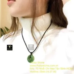 Đồng điếu ngọc bích Canada xanh lá, ĐK 28mm - Ảnh 4